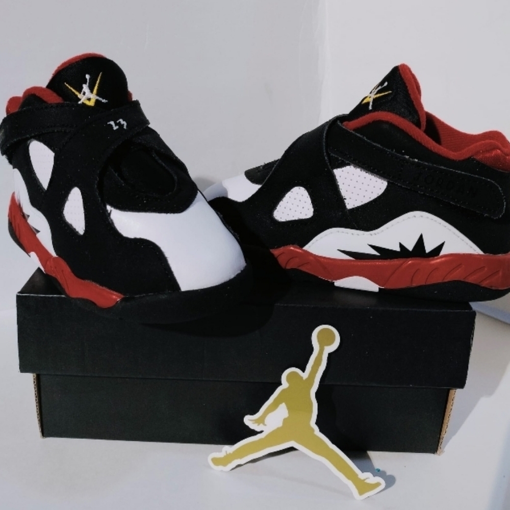 Jordan 8 Retro 'Paprika' Lifestyle Shoes Size 9 Kids Unisex - Picture 8 of 11